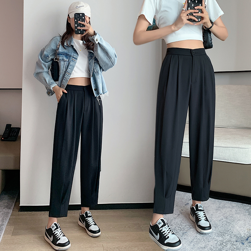 Loose slim casual pants harem suit pants