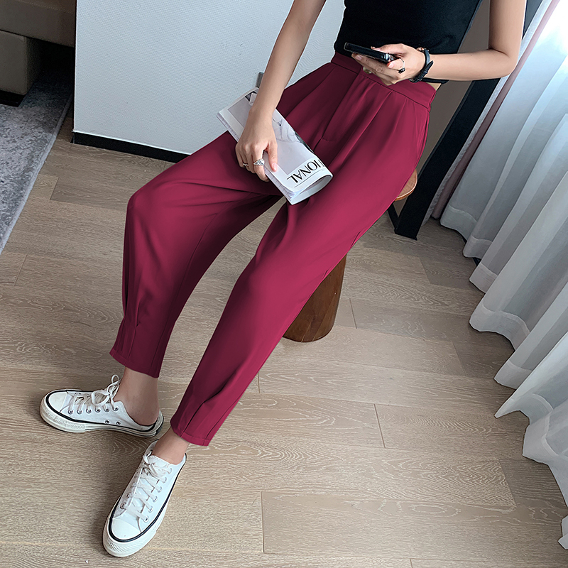 Loose slim casual pants harem suit pants