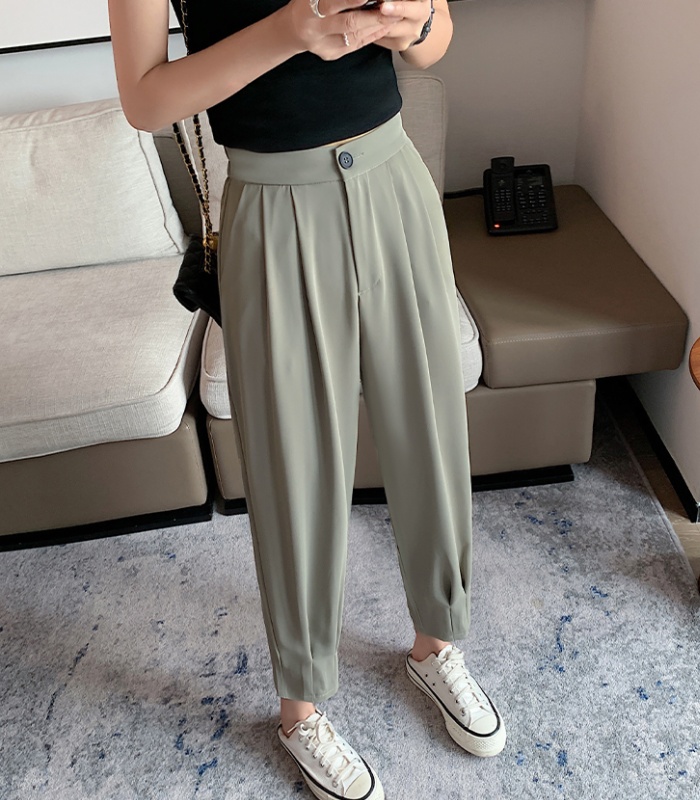 Loose slim casual pants harem suit pants