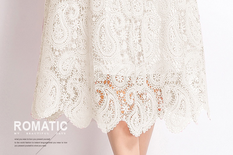 Light luxury chanelstyle lace skirt 2pcs set