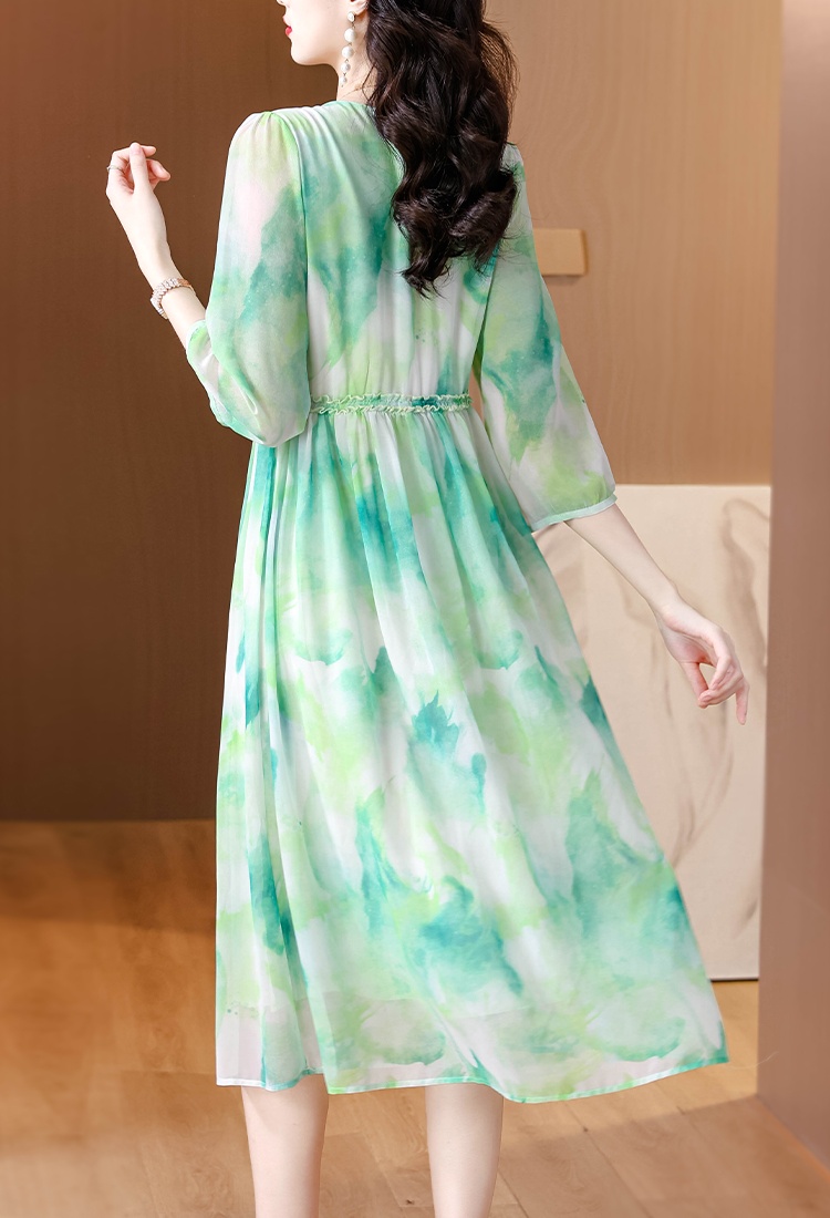 Summer refinement dress tender beautiful long dress