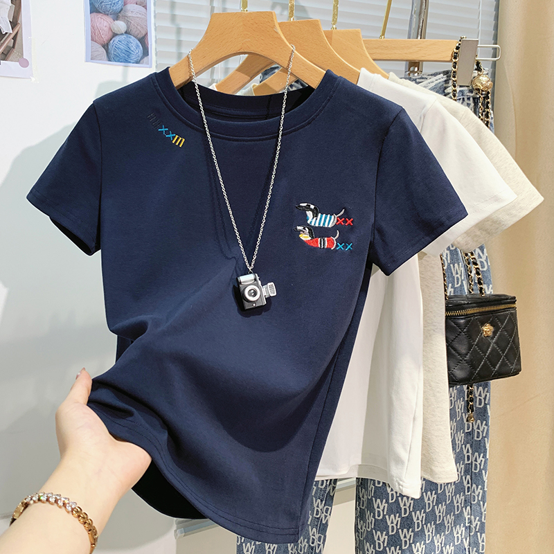 Niche all-match T-shirt short sleeve student tops for women