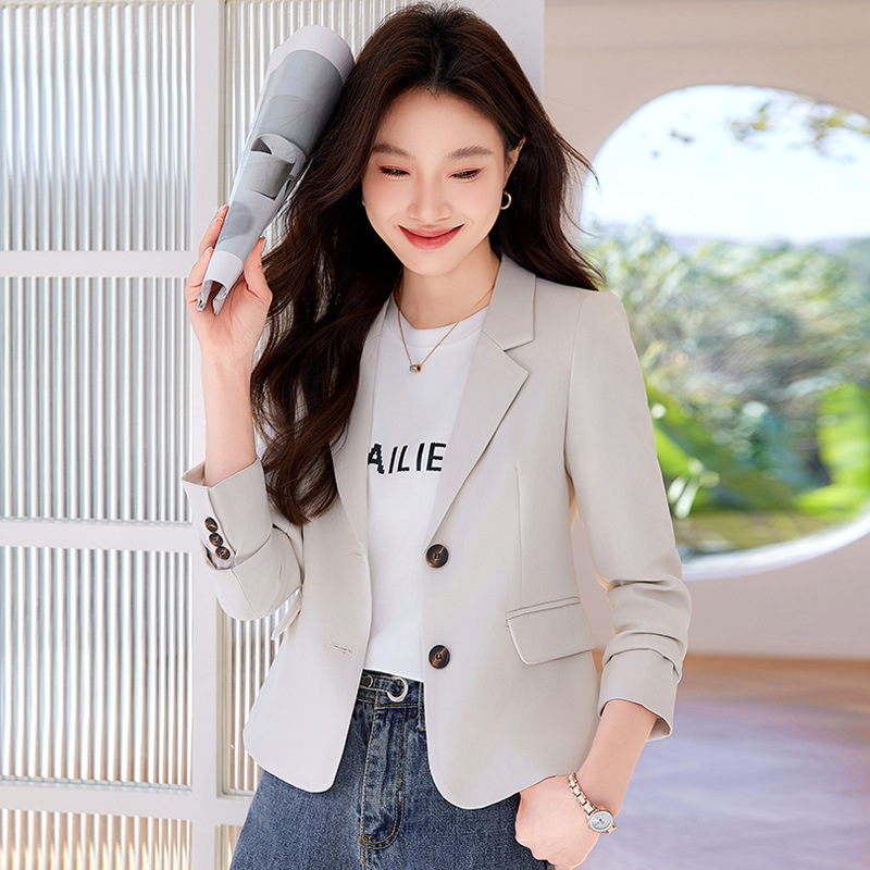 Profession long sleeve coat overalls business suit for women