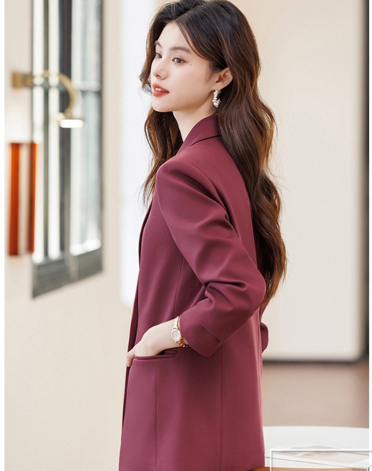 Long sleeve profession overalls business suit for women