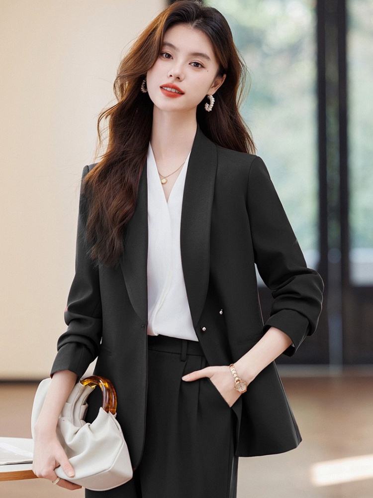 Long sleeve profession overalls business suit for women