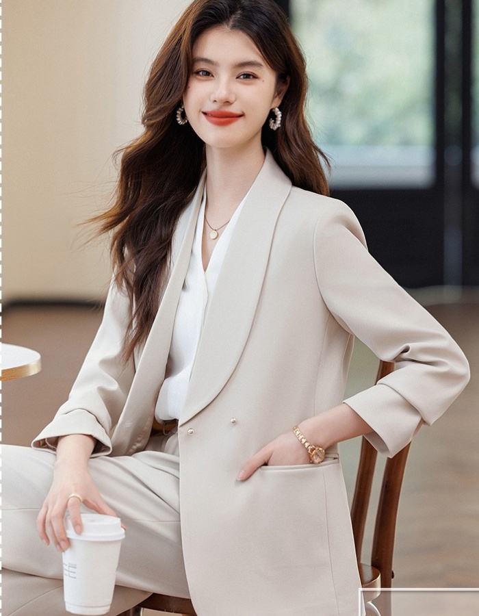 Long sleeve profession overalls business suit for women