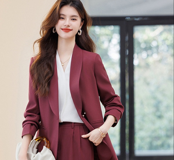 Long sleeve profession overalls business suit for women