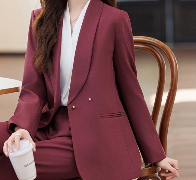 Long sleeve profession overalls business suit for women