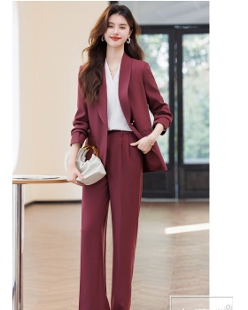 Overalls suit pants profession business suit 2pcs set