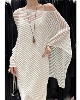 Temperament bat sleeve sweater sunscreen shawl for women