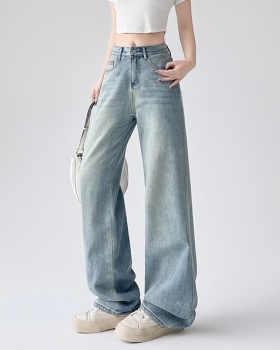 High waist high quality long pants loose pants