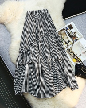 France style black-white skirt for women