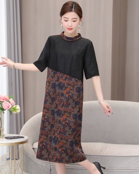 Temperament silk dress summer cheongsam