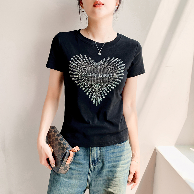 Western style summer small shirt fashionable niche T-shirt