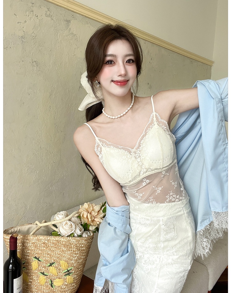 Spicegirl splice skirt lace summer shirt 3pcs set