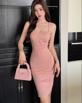 France style lady high waist temperament dress