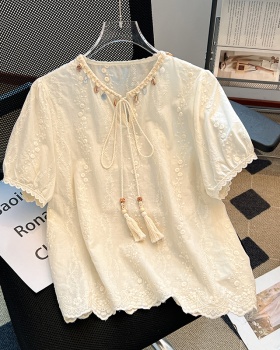 Temperament small shirt short sleeve shirt for women