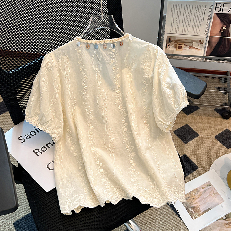 Temperament small shirt short sleeve shirt for women