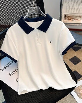 Unique loose T-shirt summer short sleeve shirts