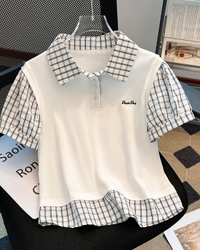 Summer slim T-shirt show young short sleeve tops for women