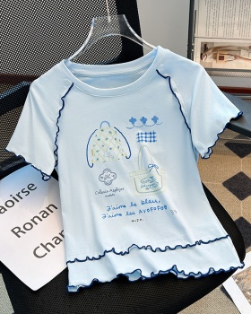 Short T-shirt short sleeve tops