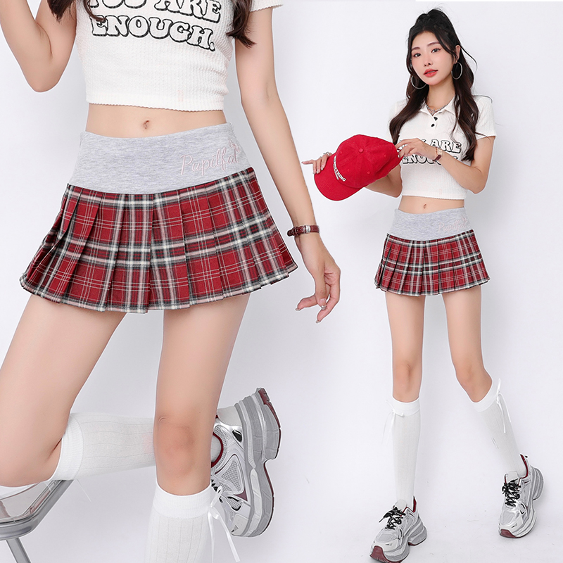 A-line short skirt high waist skirt for women
