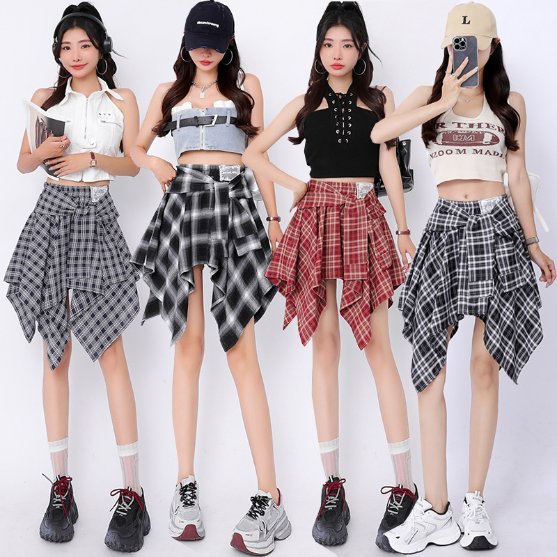 Anti emptied high waist skirt summer short skirt for women