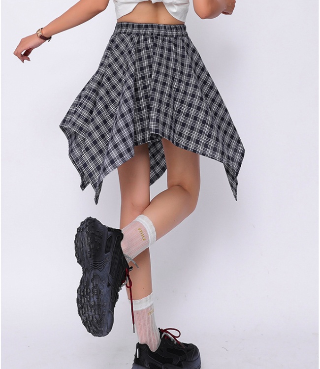 Anti emptied high waist skirt summer short skirt for women