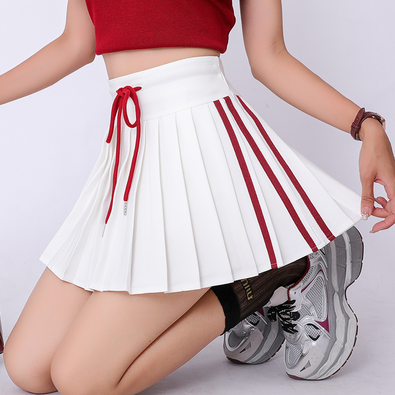 A-line short skirt college style skirt for women