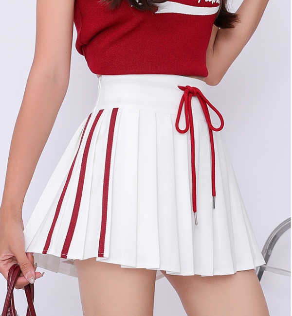 A-line short skirt college style skirt for women