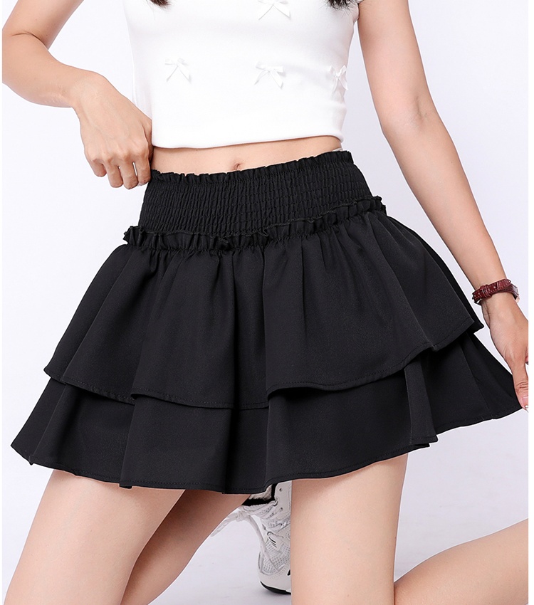 Small fellow high waist short skirt cake skirt for women