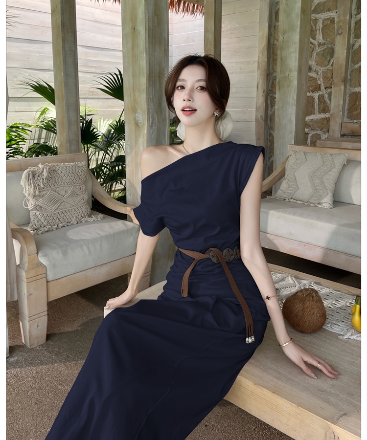 Loose temperament pants mopping wide leg pants a set