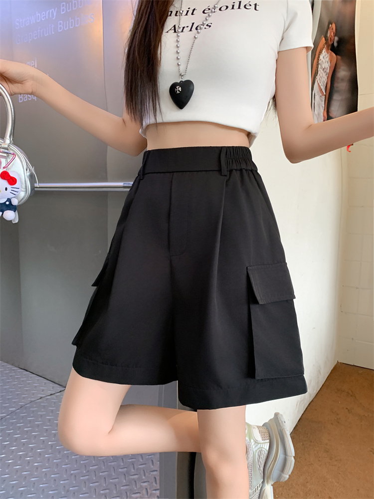 Summer American style work clothing loose shorts for women