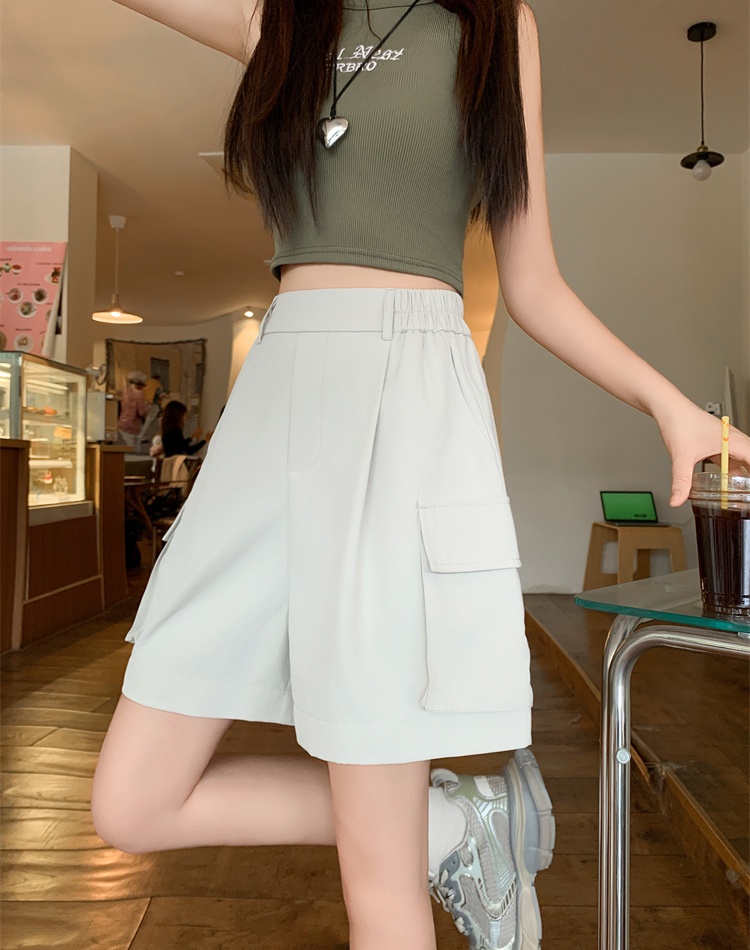 Summer American style work clothing loose shorts for women