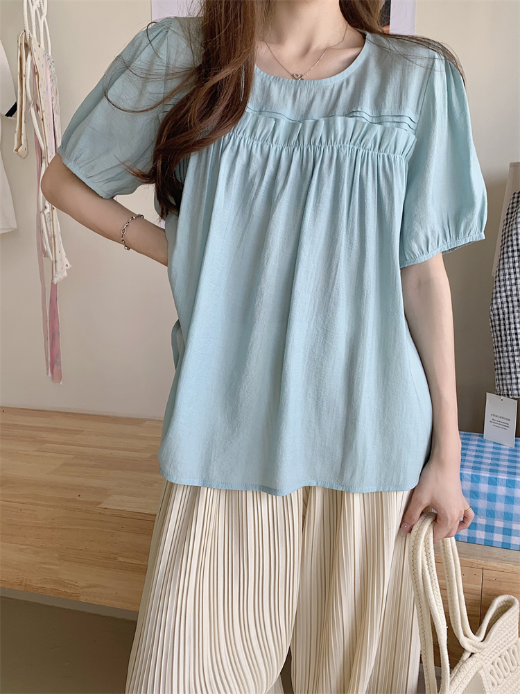 France style purple tops temperament shirt for women