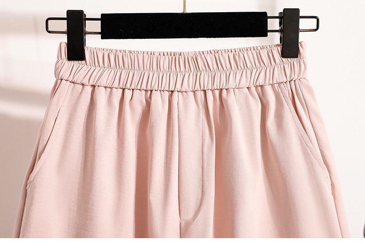 A-line high waist wide leg pants Cover belly slim shorts