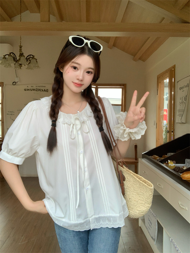 Slim short sleeve shirt summer temperament small shirt