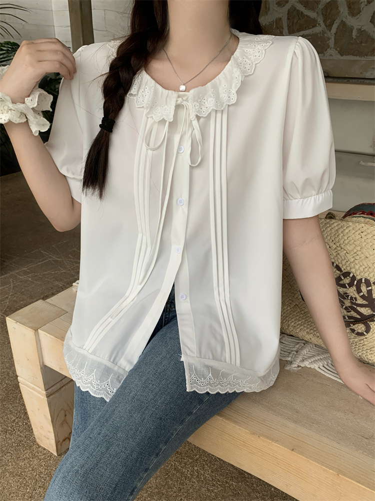 Slim short sleeve shirt summer temperament small shirt
