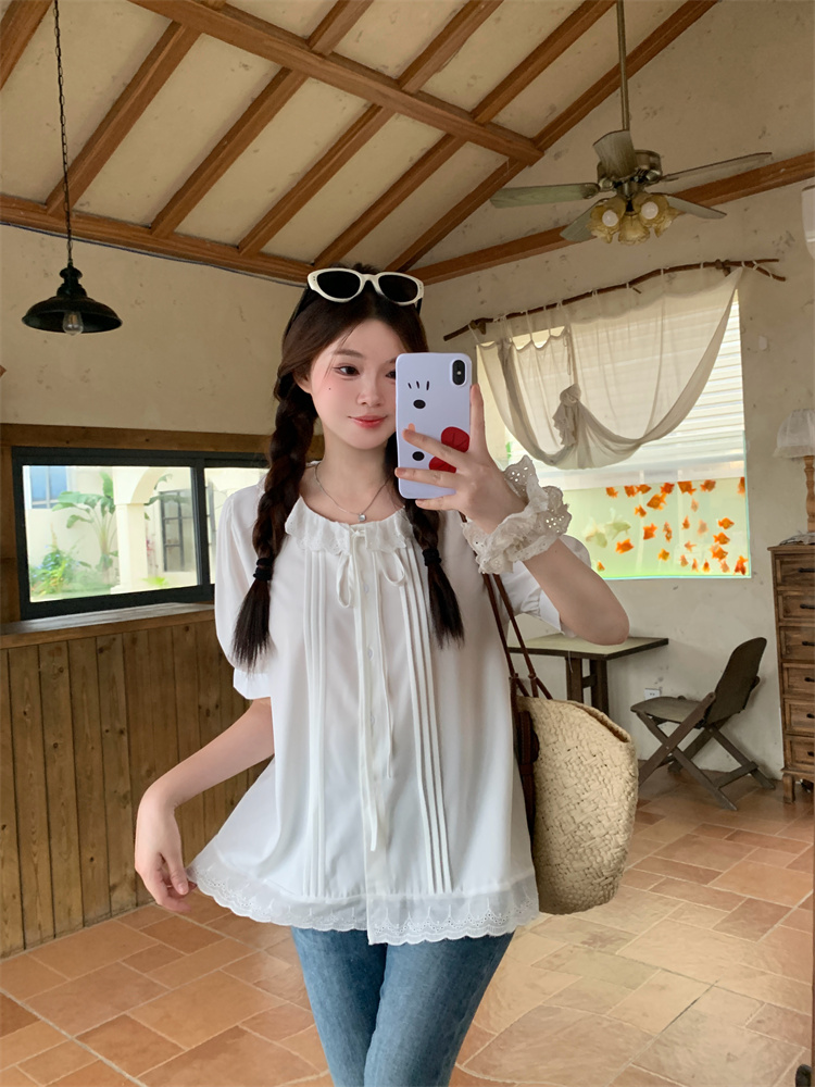 Slim short sleeve shirt summer temperament small shirt