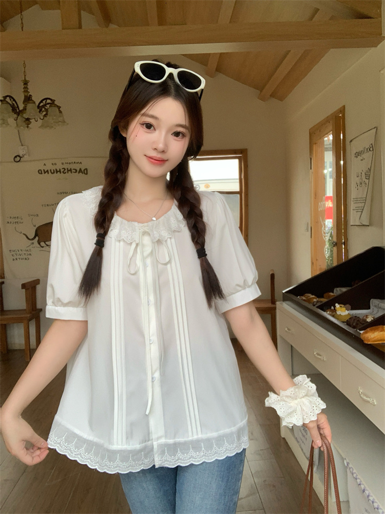 Slim short sleeve shirt summer temperament small shirt