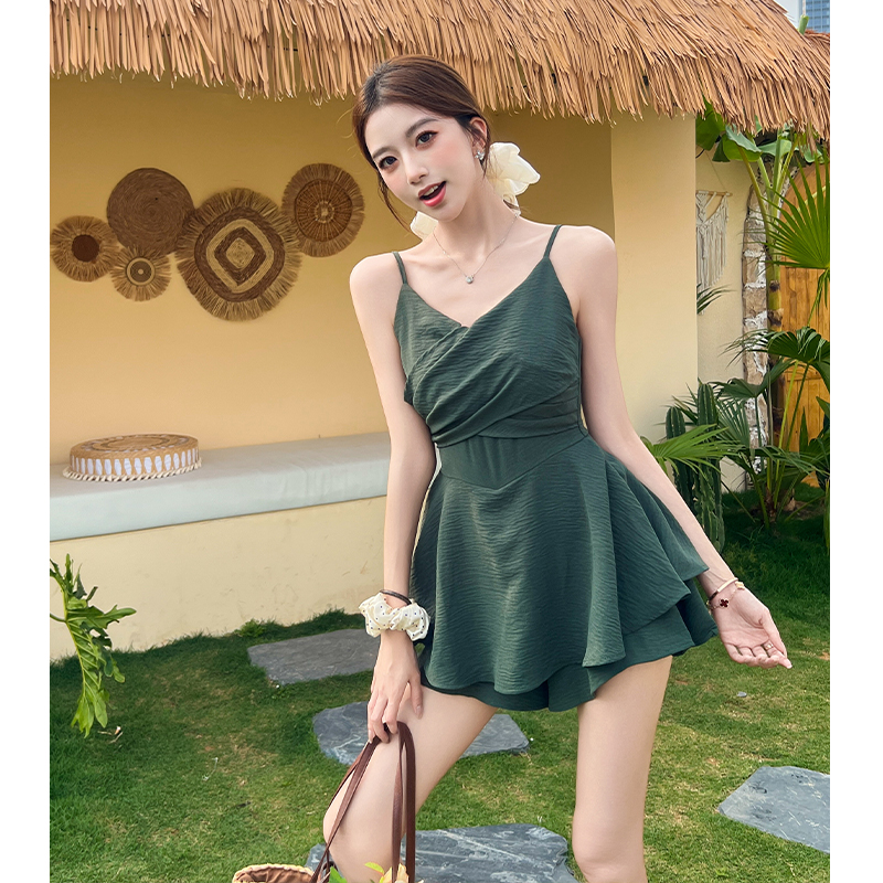 Summer A-line spicegirl T-back slim sling dress for women