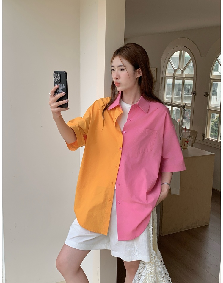 Sunscreen mixed colors tops bright long coat for women