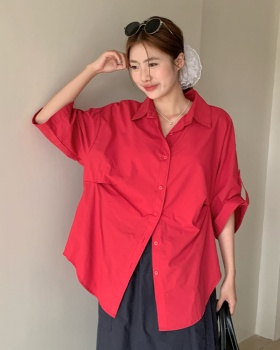 Loose summer coat thin Korean style cardigan for women