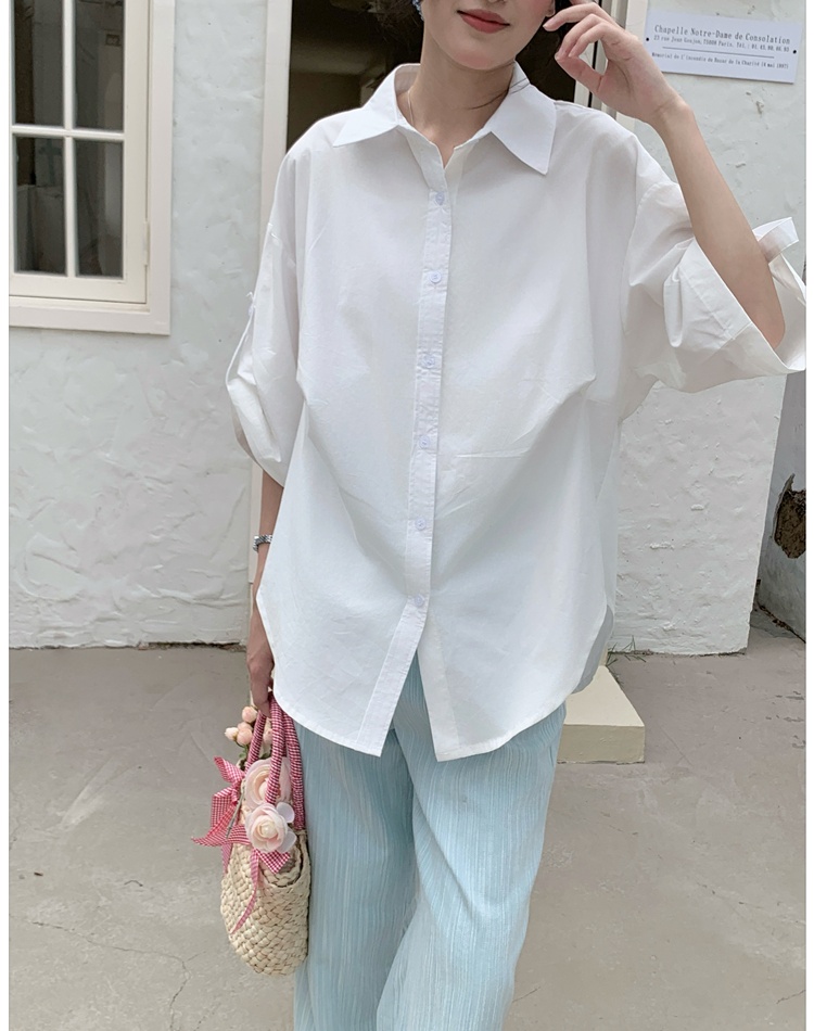 Loose summer coat thin Korean style cardigan for women