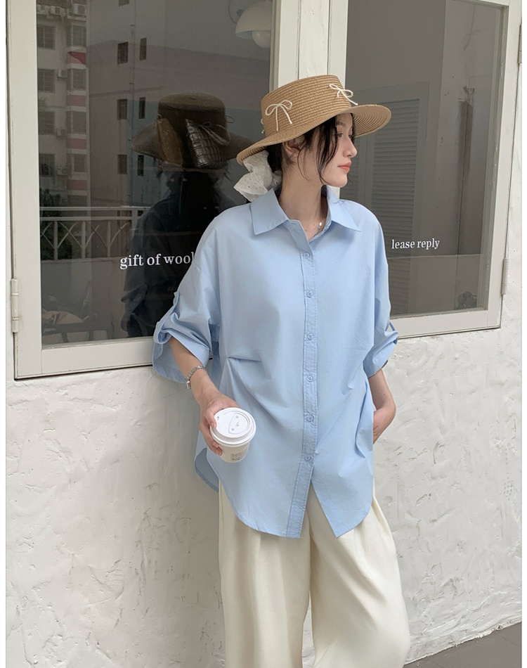 Loose summer coat thin Korean style cardigan for women