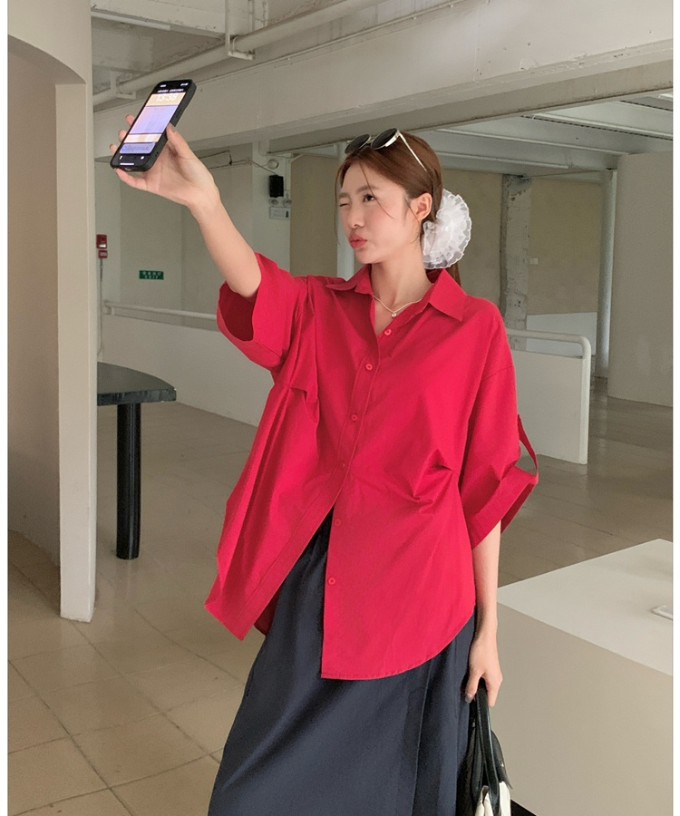 Loose summer coat thin Korean style cardigan for women
