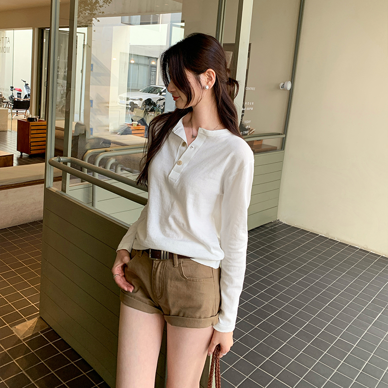 Inside the ride bottoming tops long sleeve sweater for women
