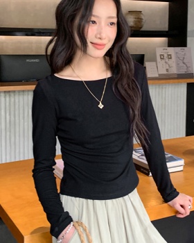 Slim niche tops long sleeve T-shirt for women