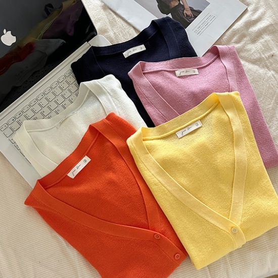 Korean style all-match sweater unique tops for women