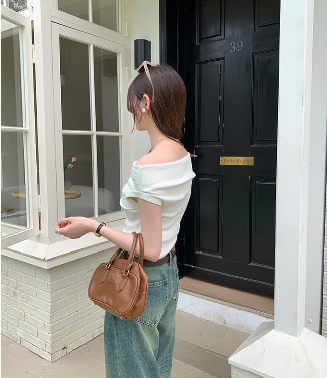 Sleeveless summer tops Korean style sweater for women